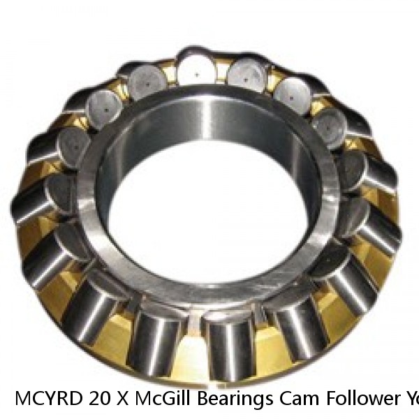 MCYRD 20 X McGill Bearings Cam Follower Yoke Rollers Crowned  Flat Yoke Rollers