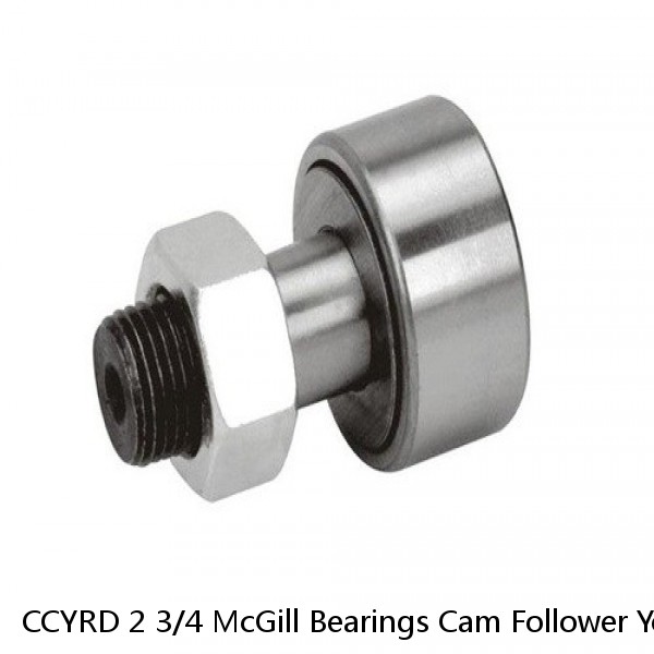 CCYRD 2 3/4 McGill Bearings Cam Follower Yoke Rollers Crowned  Flat Yoke Rollers