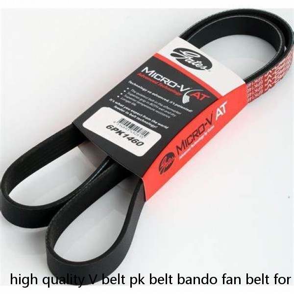 high quality V belt pk belt bando fan belt for 3PK 5PK 6PK 8PK