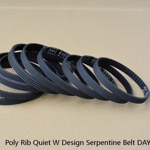 Poly Rib Quiet W Design Serpentine Belt DAYCO 5070687