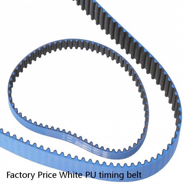 Factory Price White PU timing belt #1 small image