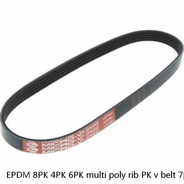 EPDM 8PK 4PK 6PK multi poly rib PK v belt 7pk1750 v-ribbed automotive ribbed v belt #1 small image