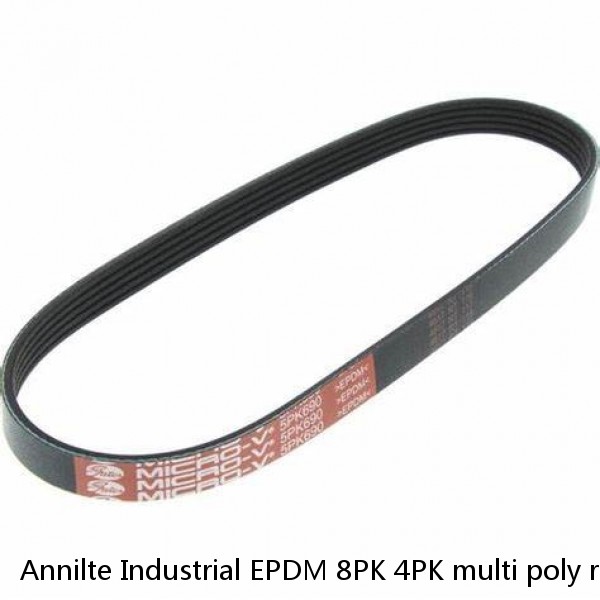 Annilte Industrial EPDM 8PK 4PK multi poly rib 6PK v belt 6pk2390 v-ribbed belt #1 small image