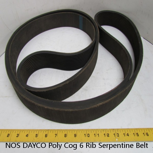 NOS DAYCO Poly Cog 6 Rib Serpentine Belt  53.00" Chrysler Sebring 5060525 #1 small image