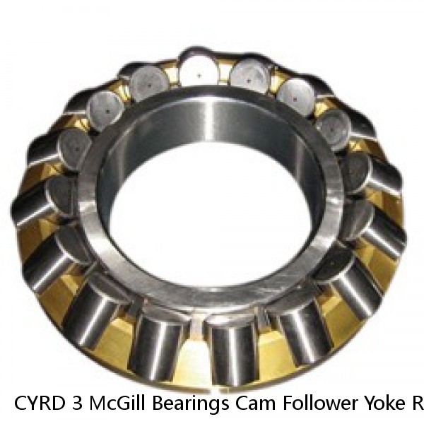 CYRD 3 McGill Bearings Cam Follower Yoke Rollers Crowned  Flat Yoke Rollers #1 image