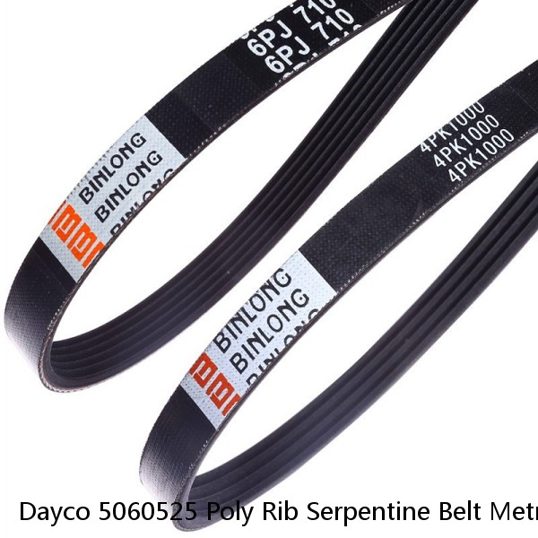 Dayco 5060525 Poly Rib Serpentine Belt Metric number 6PK1335 Quiet Design #1 image